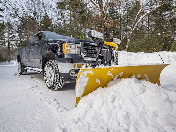 snow removal service truck